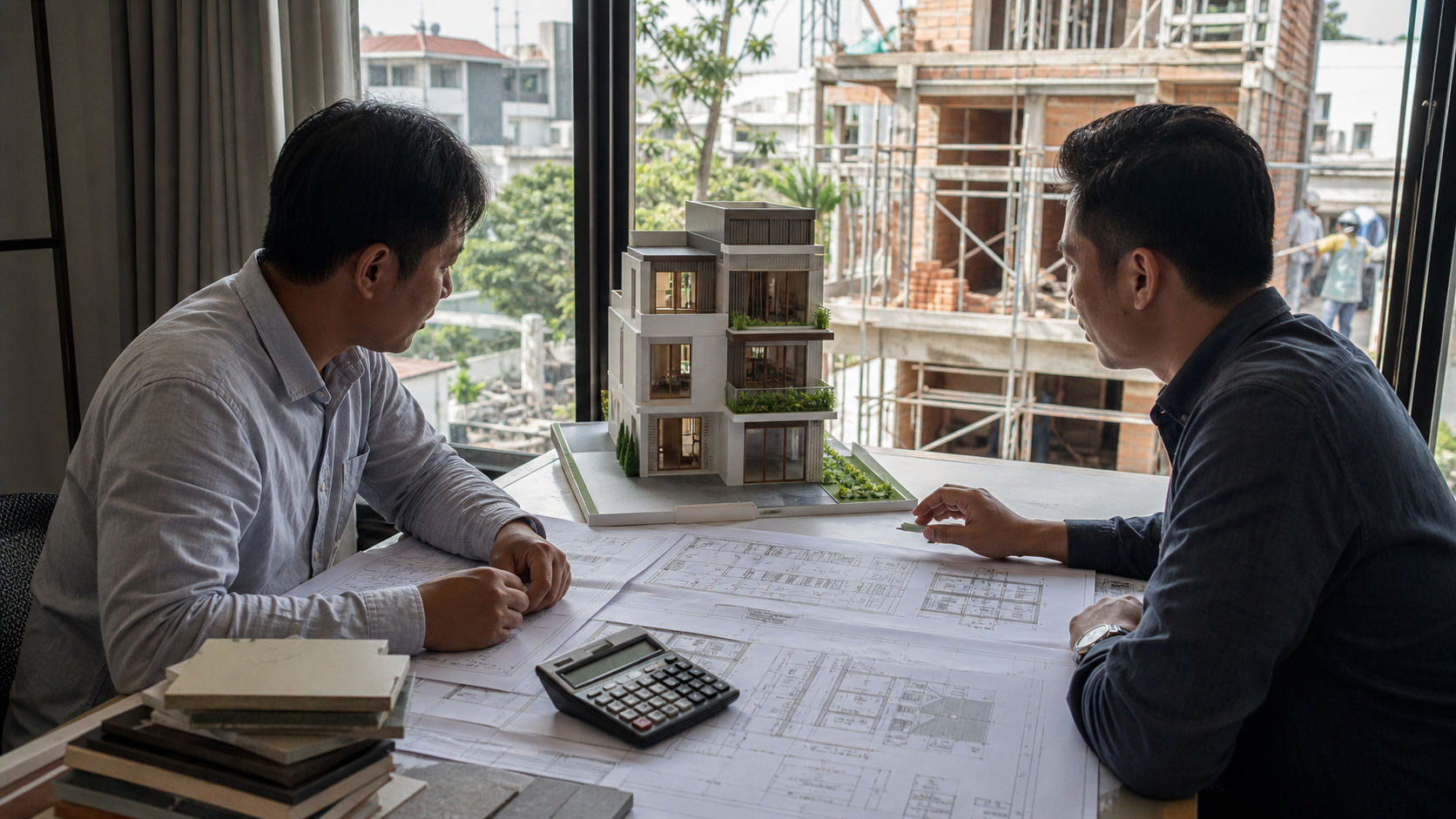 Dự toán chi phí xây nhà phố 3 tầng hoàn chỉnh từ A - Z