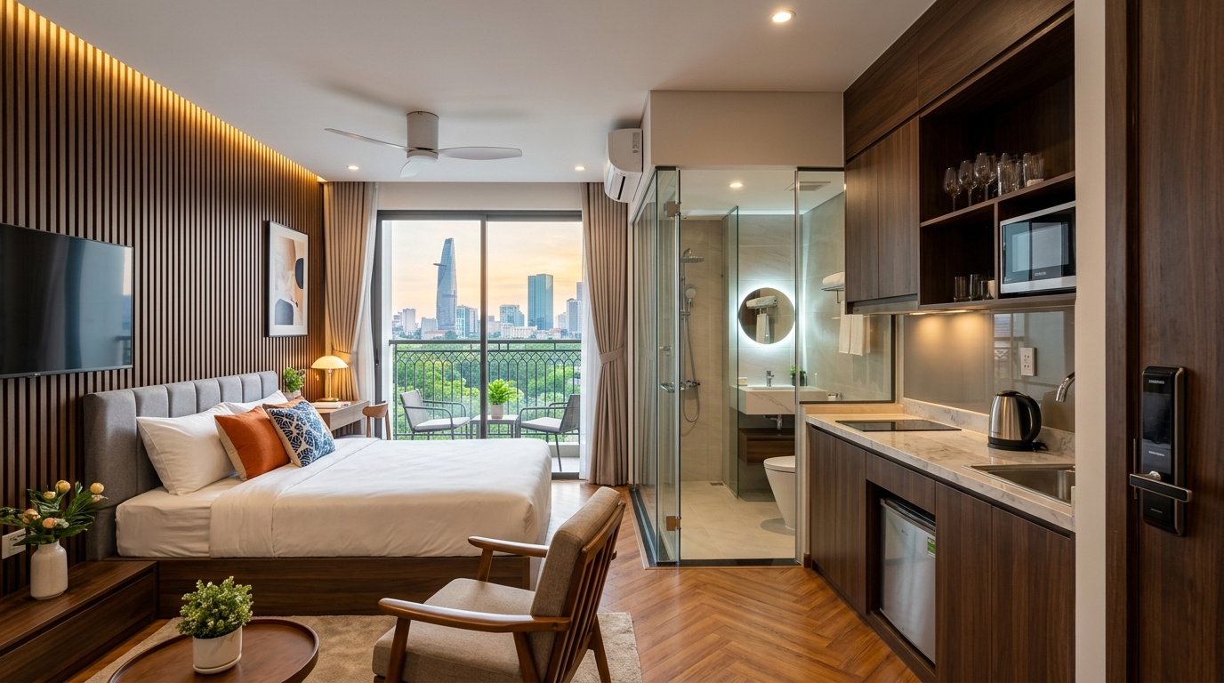 Nội thất Studio chìa khóa trao tay