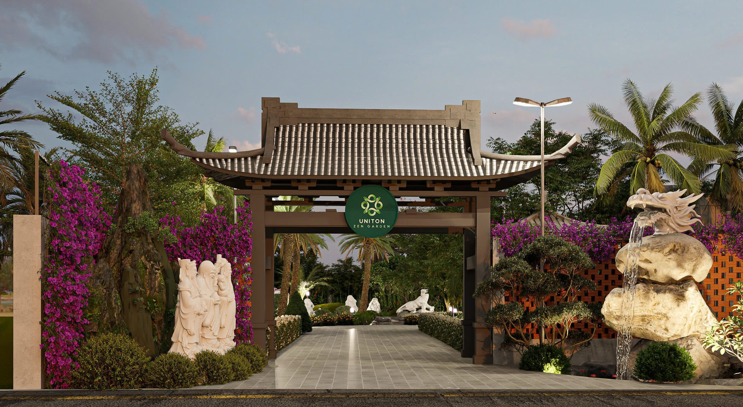 Hình thiết kế Khu Nghỉ dưỡng Uniton - Bình Dương