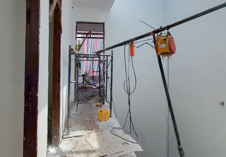 Hình ảnh Đội ngũ H77CONS thi công công trình Nhà phố Ms. Vy - Hình 3