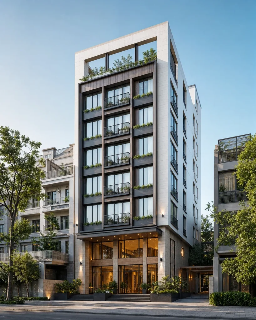 Khách sạn đô thị 6 tầng