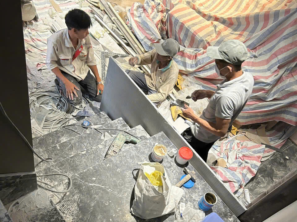 Hình ảnh nhà phố VEROSA được thực hiện bởi Đội ngũ H77CONS